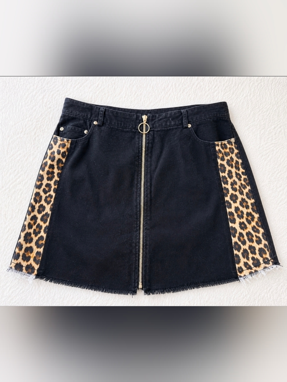 Jean Mini skirt